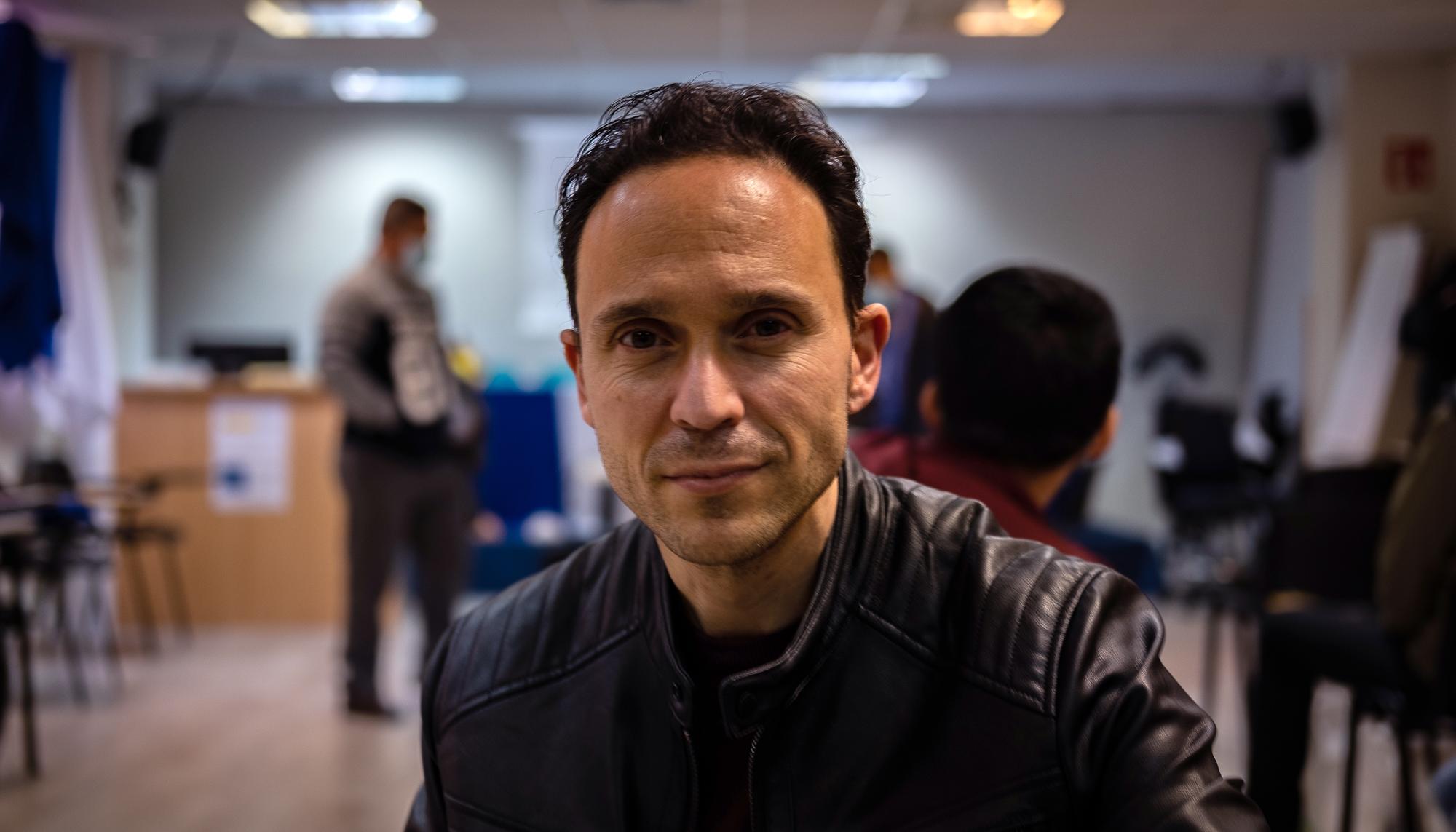 Daniel Rodríguez Moya en el estreno en Madrid de la película 'Nicaragua: patria libre para vivir'